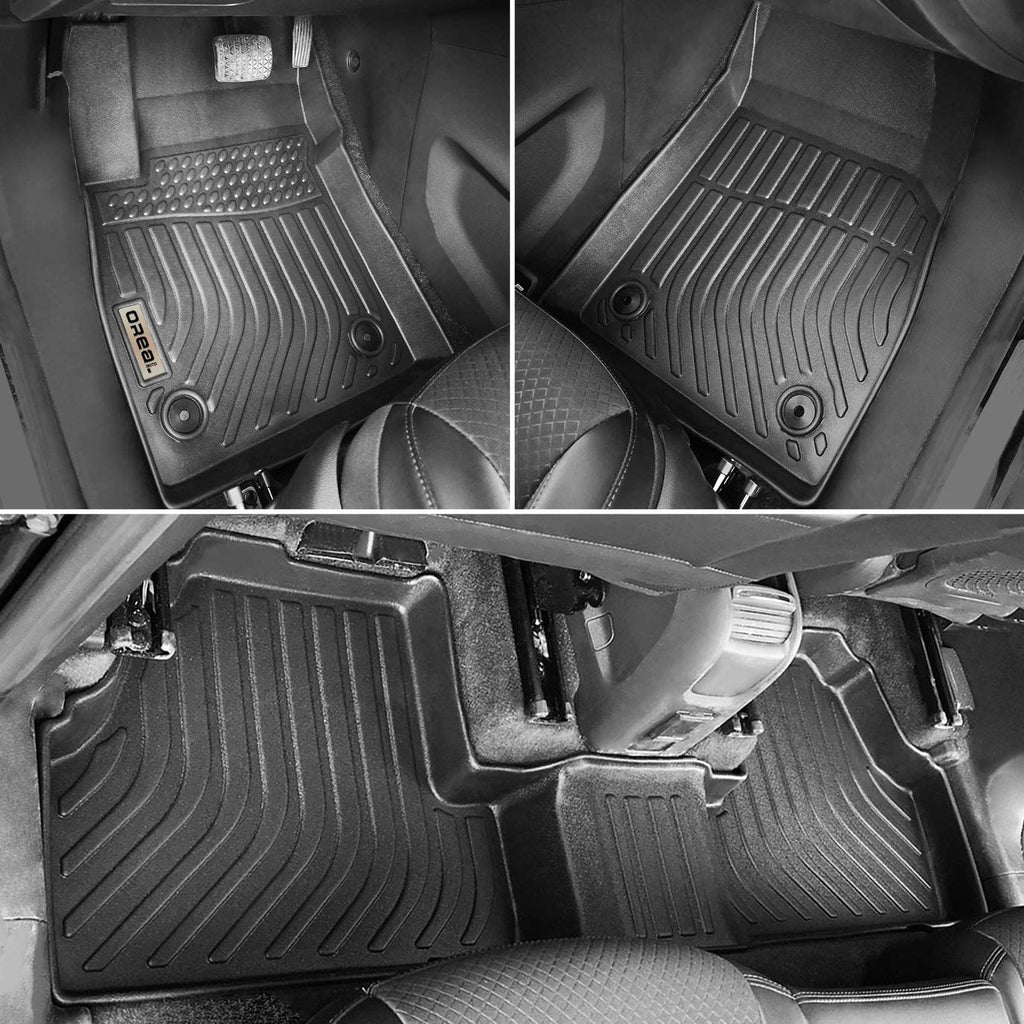 Chevrolet Bolt EUV 2022-2023 Black Floor Mats TPE