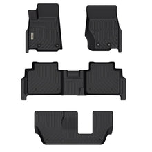 Load image into Gallery viewer, Jeep Grand Cherokee L 2021-2024 (2nd Row Bench) Black Floor Mats TPE