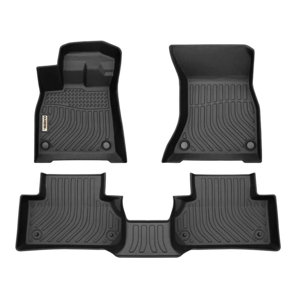 Audi Q5 / SQ5 / Q5 PHEV / SQ5 Sportback 2018-2024 Black Floor Mats TPE