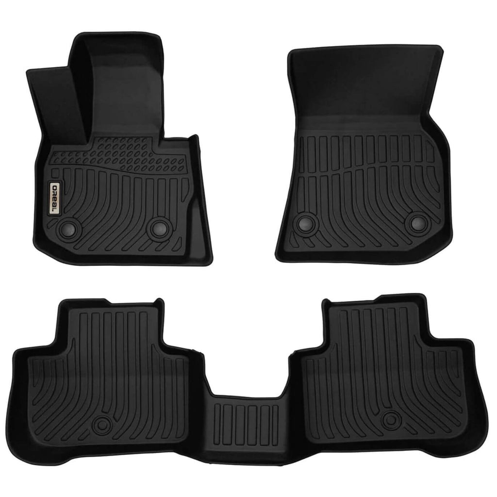 BMW X3 G01 / X4 2018-2024 Black Floor Mats TPE