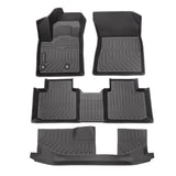 Mitsubishi Outlander 2022-2024 (Gasoline Model) 7 seats Black Floor Mats TPE