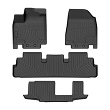 Load image into Gallery viewer, Nissan Pathfinder 2022- (2nd Row Bench) Black Floor Mats TPE