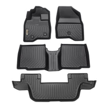 Load image into Gallery viewer, Ford Explorer 2015-2019 Black Floor Mats TPE (7 Seats Bench. Not for Bucket)