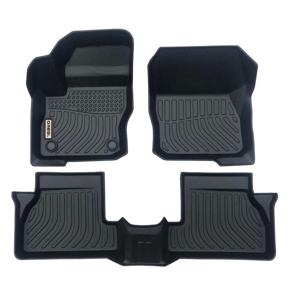 Ford Focus 2012-2018 (not fit Focus RS) Black Floor Mats TPE