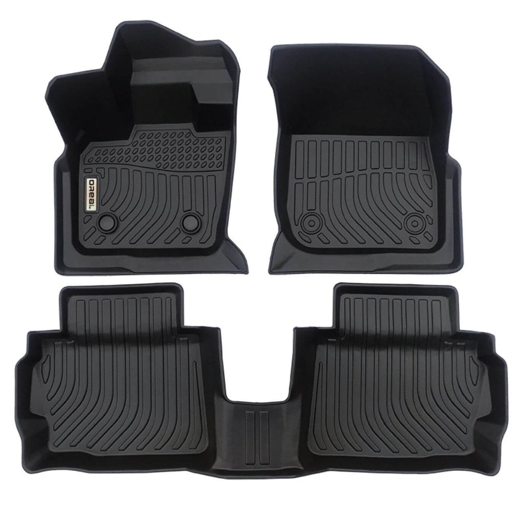 Ford Fusion / Lincoln MKZ 2017-2020 Black Floor Mats TPE