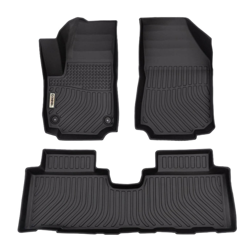 GMC Terrain / Terrain Denali 2018-2024 Black Floor Mats TPE