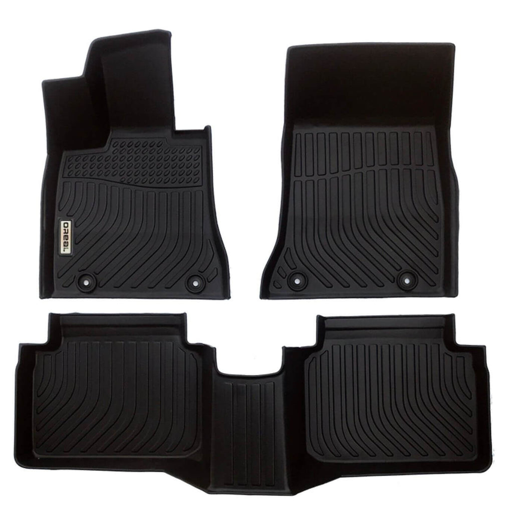 Genesis GV80 2021-2025 Black Floor Mats TPE