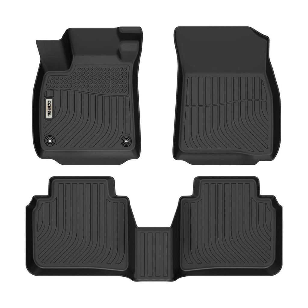 Honda Accord 2023- Black Floor Mats TPE