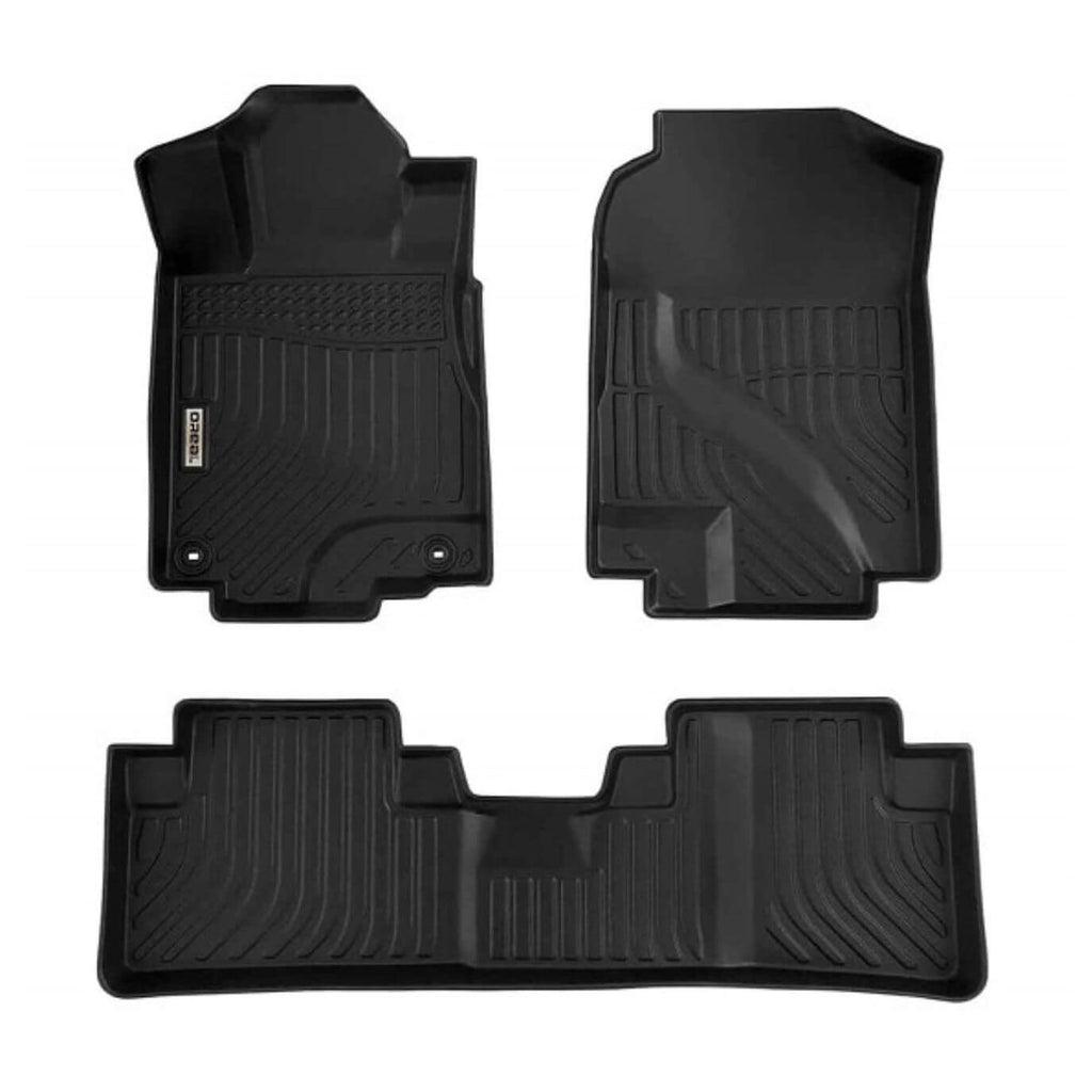 Honda CR-V CRV 2012-2017 Black Floor Mats TPE