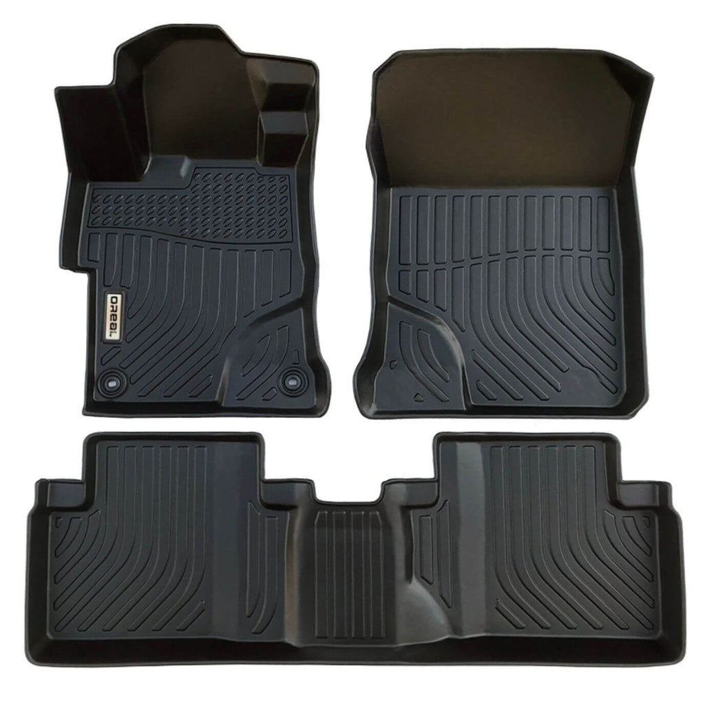 Honda Civic 2012-2015 Black Floor Mats TPE