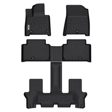 Load image into Gallery viewer, Hyundai Santa FE (2nd Row Bench) 2024 Black Floor Mats TPE