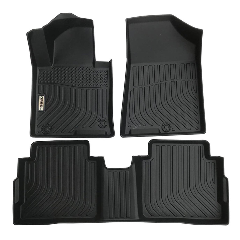 Hyundai Sonata 2011-2014 Black Floor Mats TPE