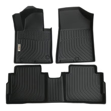 Load image into Gallery viewer, Hyundai Sonata 2011-2014 Black Floor Mats TPE