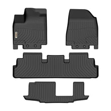 Load image into Gallery viewer, Infiniti QX60 2022- (2nd Row Bench) Black Floor Mats TPE