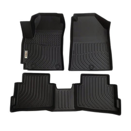 Kia Seltos 2020-2025 Black Floor Mats TPE