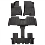 Kia Sorento Hybrid 6/7 Seats 2021-2024 Black Floor Mats TPE