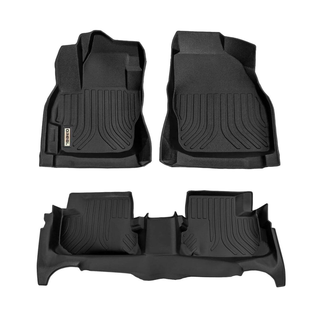 Mazda MAZDA3 2010-2013 Black Floor Mats TPE