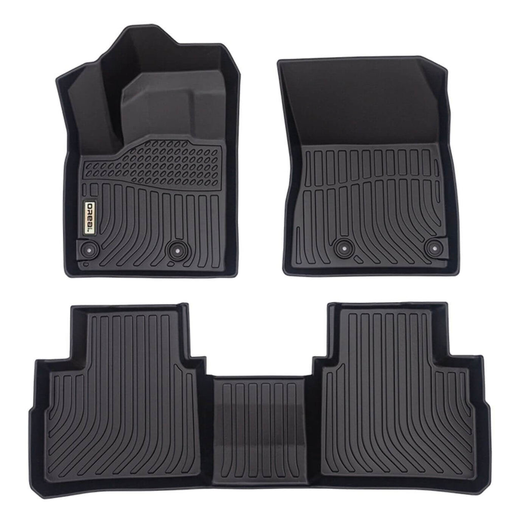 Nissan Rogue 2021-2024 Black Floor Mats TPE