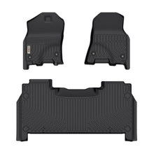 Load image into Gallery viewer, Dodge RAM 1500 Crewcab 2019-2024 (Not fit Classic) Black Floor Mats TPE