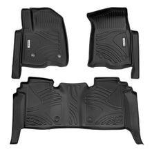 Load image into Gallery viewer, Chevy Silverado 1500 Crew Cab (not fit Double/Extend Cab) 2019-2024 Black Floor Mats TPE