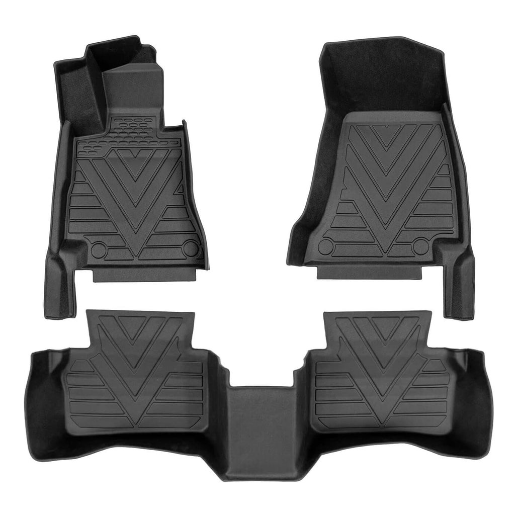 Benz E-Class 2016-2023 Black Floor Mats TPE