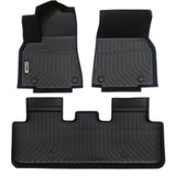 Tesla Model Y 2020-2024 Black Floor Mats TPE