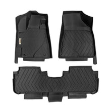 Load image into Gallery viewer, Toyota Highlander (Non Hybrid) 2008-2013 Black Floor Mats TPE