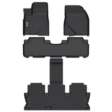 Load image into Gallery viewer, Toyota Highlander 2014-2019 (2nd Row Bench/Bucket) Black Floor Mats TPE