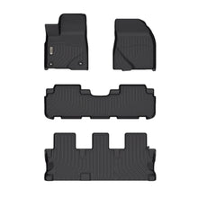 Load image into Gallery viewer, Toyota Highlander 2014-2019 (2nd Row Bench) Black Floor Mats TPE