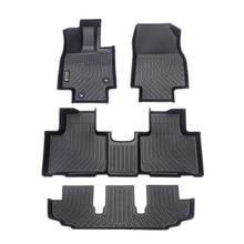 Load image into Gallery viewer, Toyota Highlander 2020-2023 (2nd Row Bucket) Black Floor Mats TPE