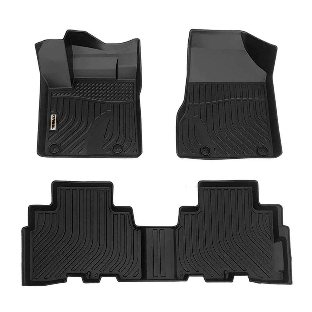 Toyota Prius 2023- Black Floor Mats TPE