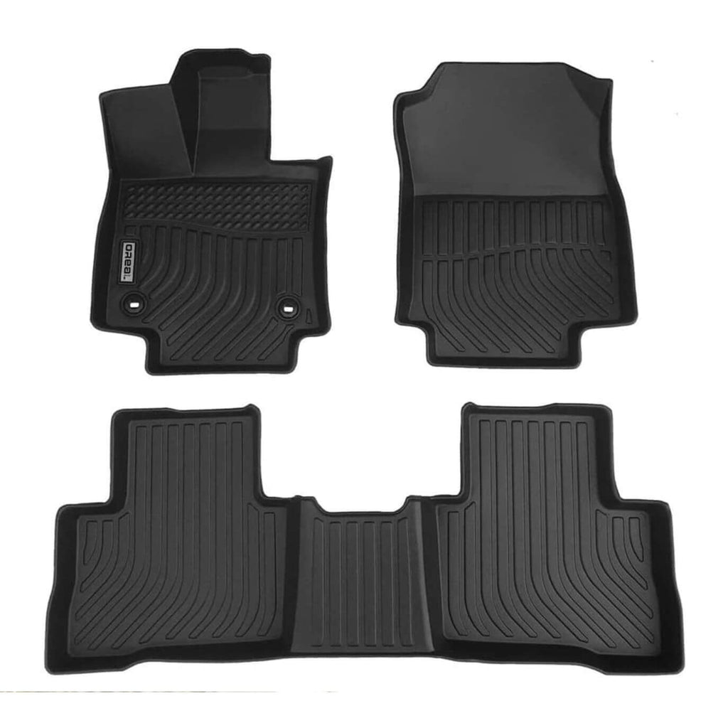 Toyota RAV4 2019-2024 Black Floor Mats TPE (Gasoline Model)