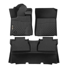 Load image into Gallery viewer, Toyota Tundra CrewMax 2014-2021 Black Floor Mats TPE