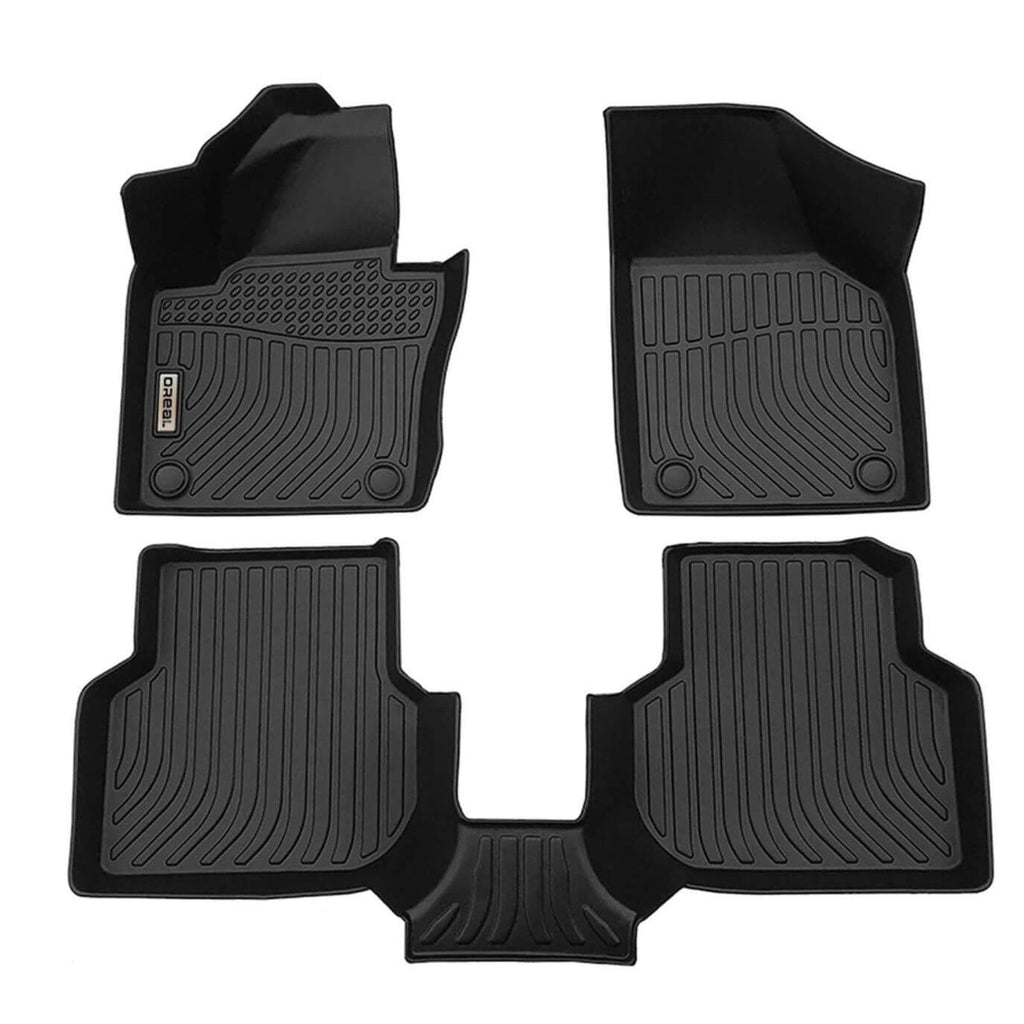 Volkswagen vw Jetta/Jetta GLI 2012-2018 (Not for SportWagen) Black Floor Mats TPE