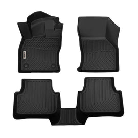 Volkswagen VW Jetta 2019-2025 Black Floor Mats TPE