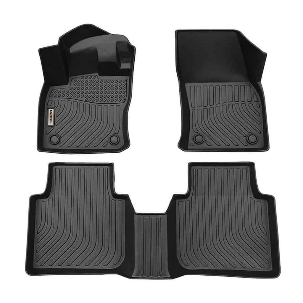 Volkswagen vw Tiguan 2018-2024 Black Floor Mats TPE