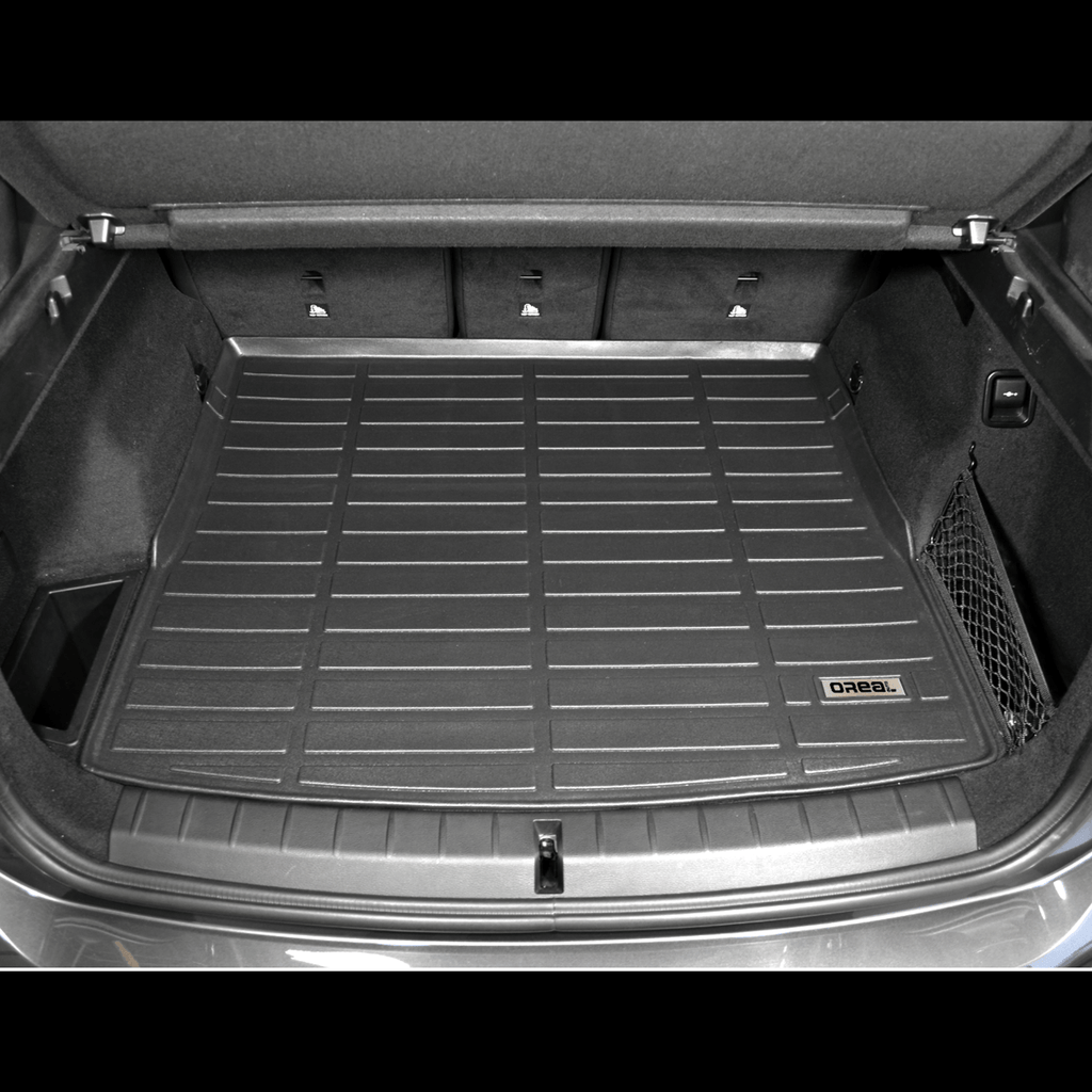 Kia Forte 2019-2024 Black TPE Trunk Mat