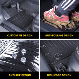 BMW X1 U11 2023-2025 Black Floor Mats TPE