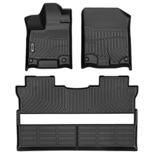 Load image into Gallery viewer, Honda Ridgeline 2017-2024 Black Floor Mats TPE