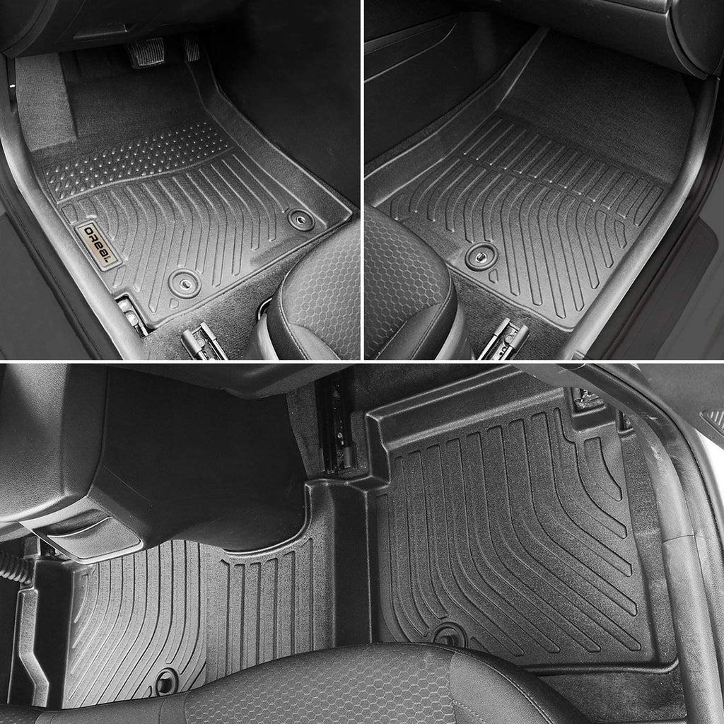 Hyundai Elantra (Not fit Hybrid) 2021-2024 Black Floor Mats TPE