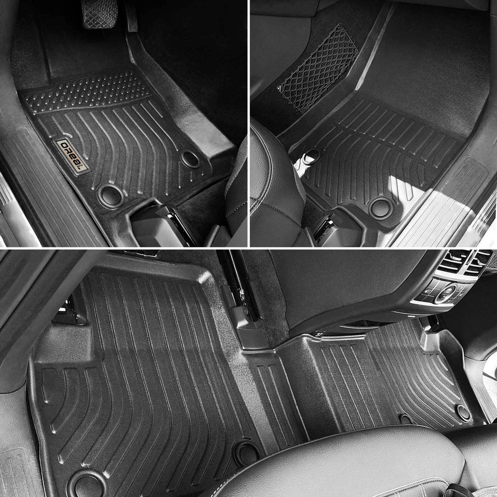 Mercedes Benz GLE 2016-2019 Black Floor Mats TPE