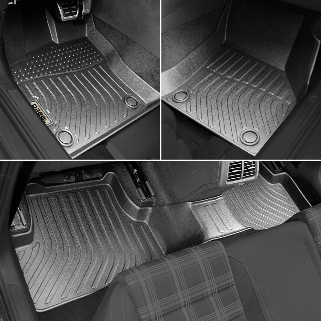 Volkswagen vw Golf / Golf GTI (Not fit E-golf) 2015-2021 Black Floor Mats TPE