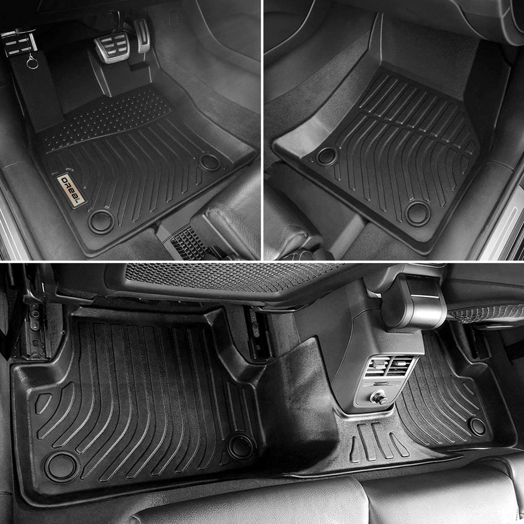 Audi A3 Sedan/ S3 2016-2020 Black Floor Mats TPE