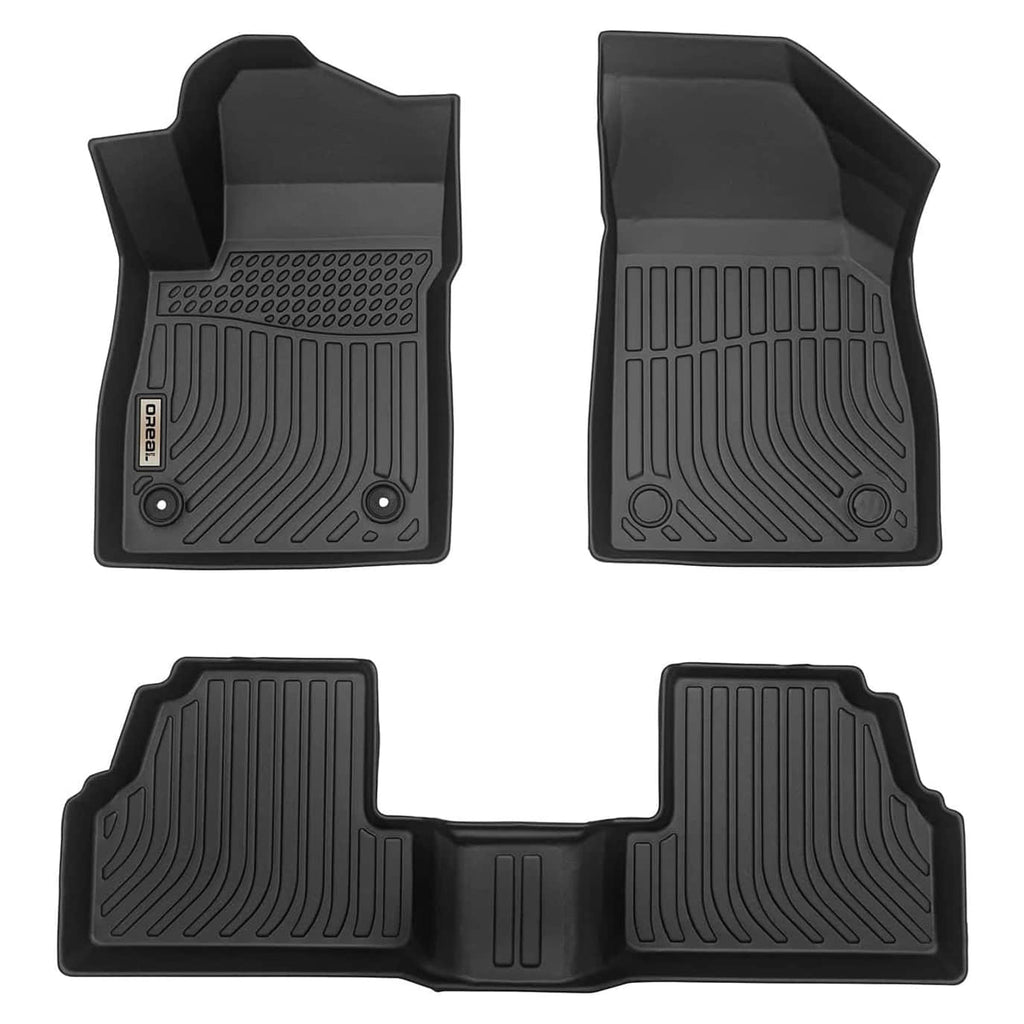 Chevrolet Chevy Trax 2014-2023 Black Floor Mats TPE