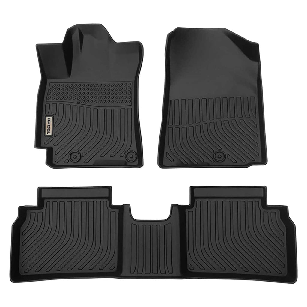 Kia Forte 2019-2024 Black Floor Mats TPE