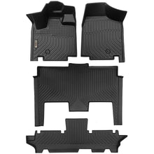 Load image into Gallery viewer, Dodge Caravan/Grand Caravan 2011-2021 (2nd Row Bucket) Black Floor Mats TPE