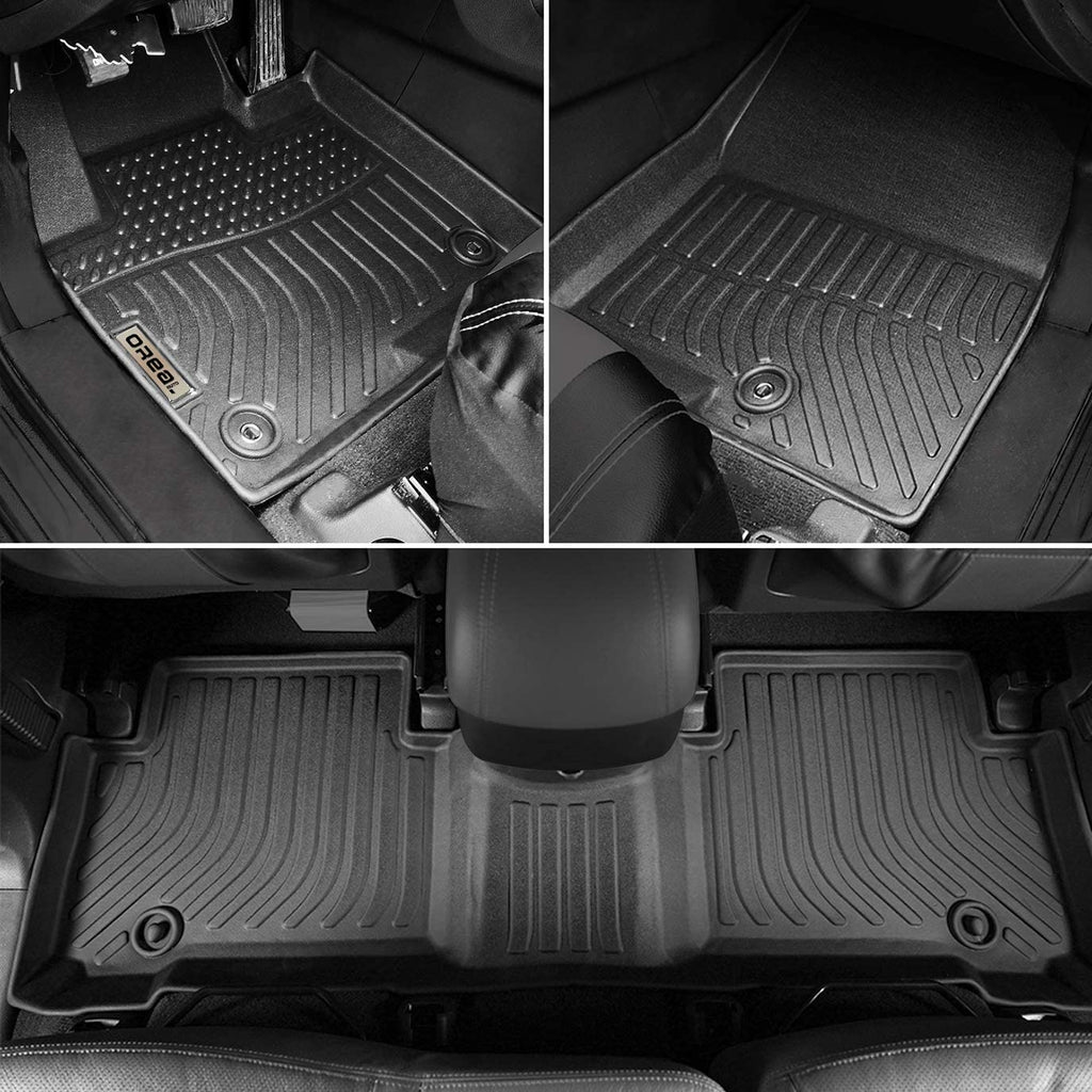 Hyundai Santa FE Sport 2013-2018 Black Floor Mats TPE