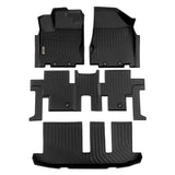 Infiniti QX60 7 Seats 2014-2020 Black Floor Mats TPE