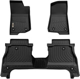 Jeep Gladiator 2020-2024 Black Floor Mats TPE