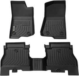Jeep Wrangler JL Unlimited 4Door 2018-2025 (Not for Wrangler 4xe) Black Floor Mats TPE